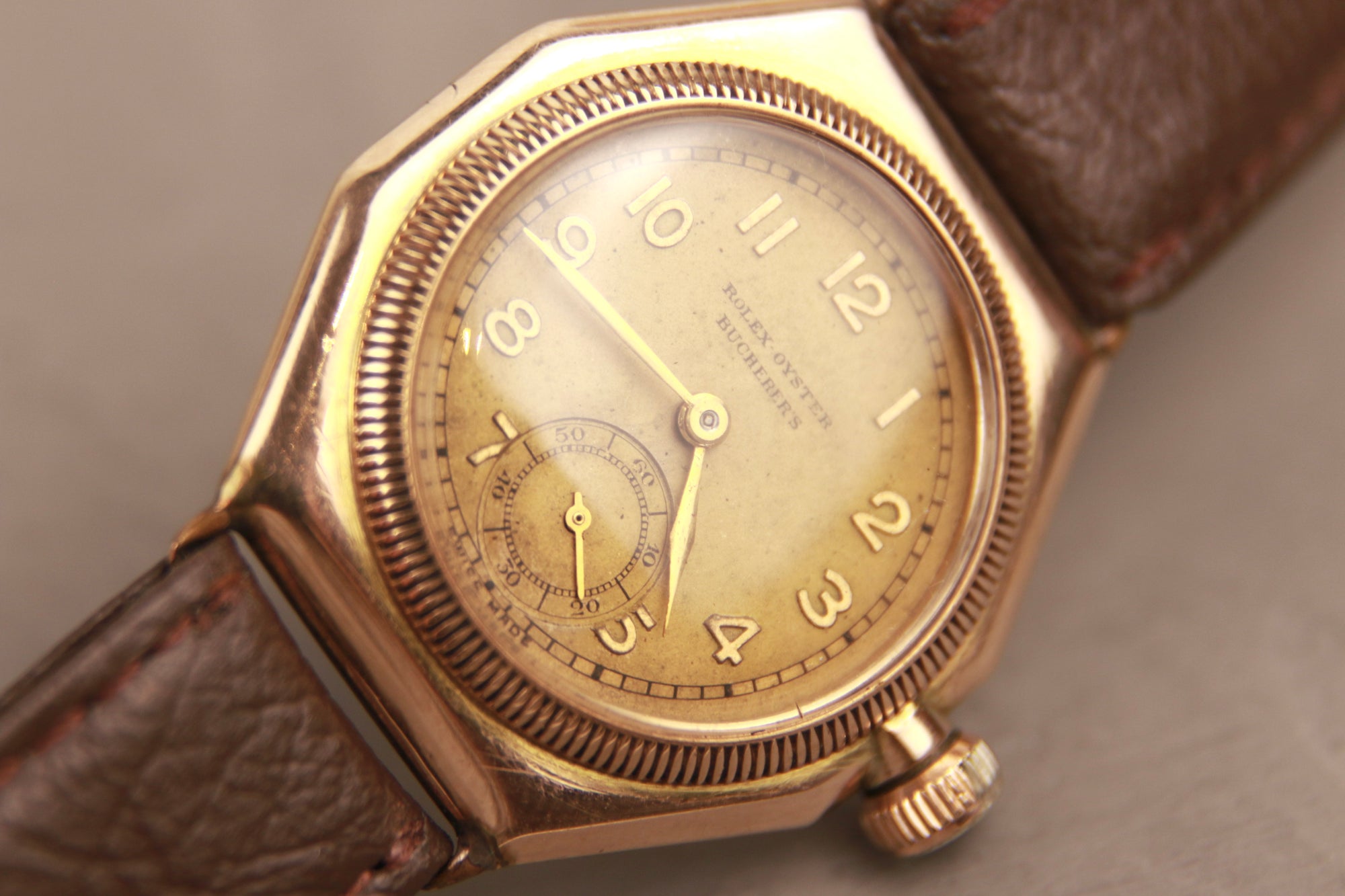 Rolex Oyster “Bucherer’s” 9ct Rose Gold