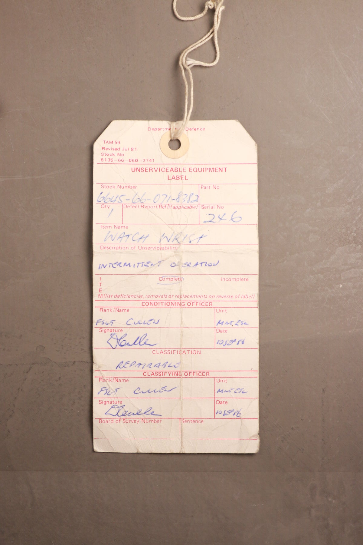 Hamilton Navigator RAAF issue