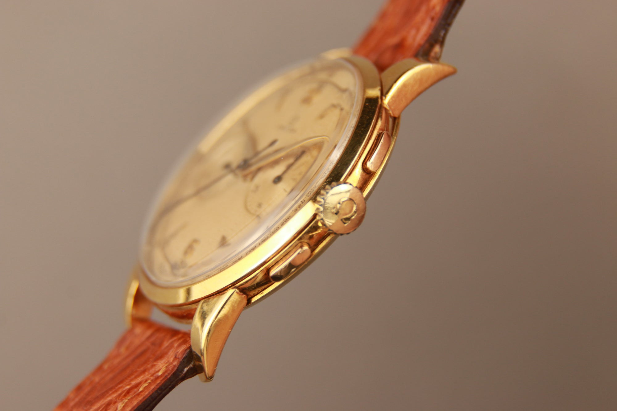 Omega 18k Gold Chronograph - cal 320