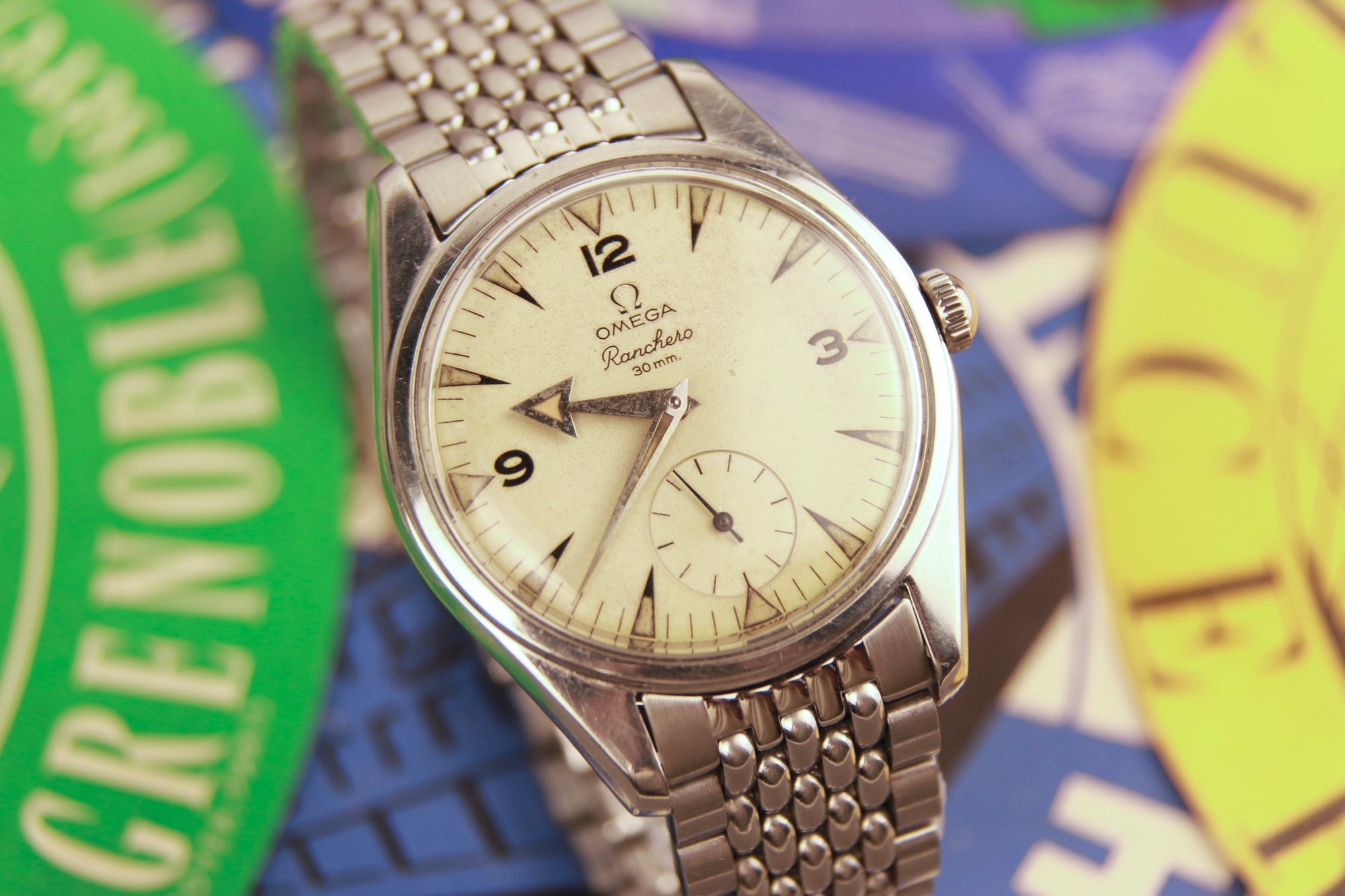 1959 Omega Ranchero White Dial Ref 2990