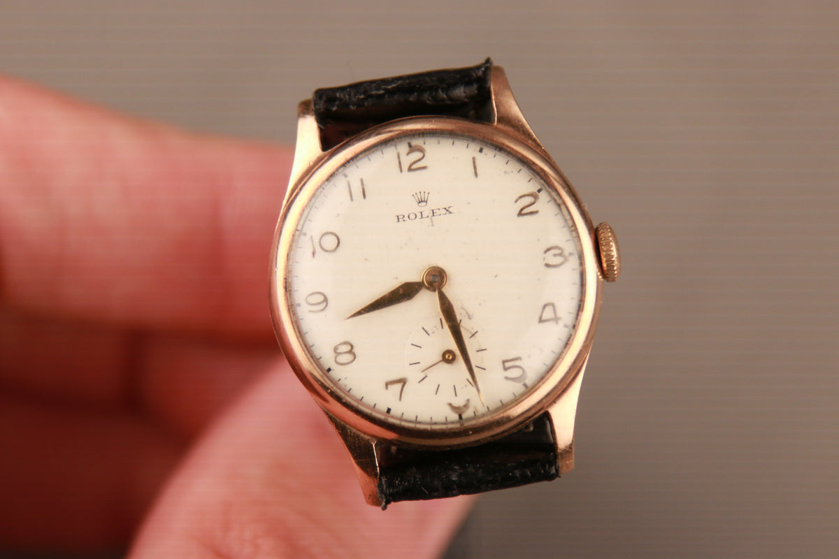Rolex 9ct Rose Gold Dress Watch