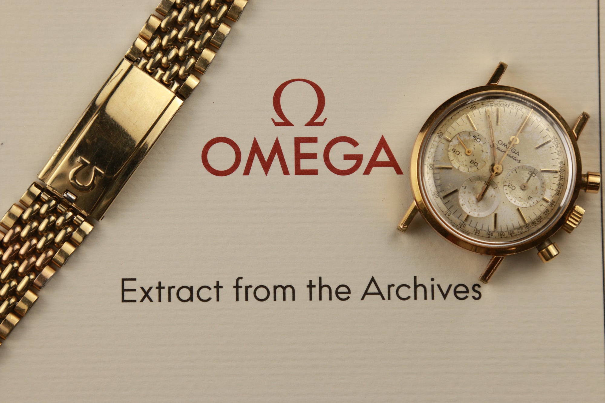 Omega Seamaster cal 321 - Box + Archive Extract