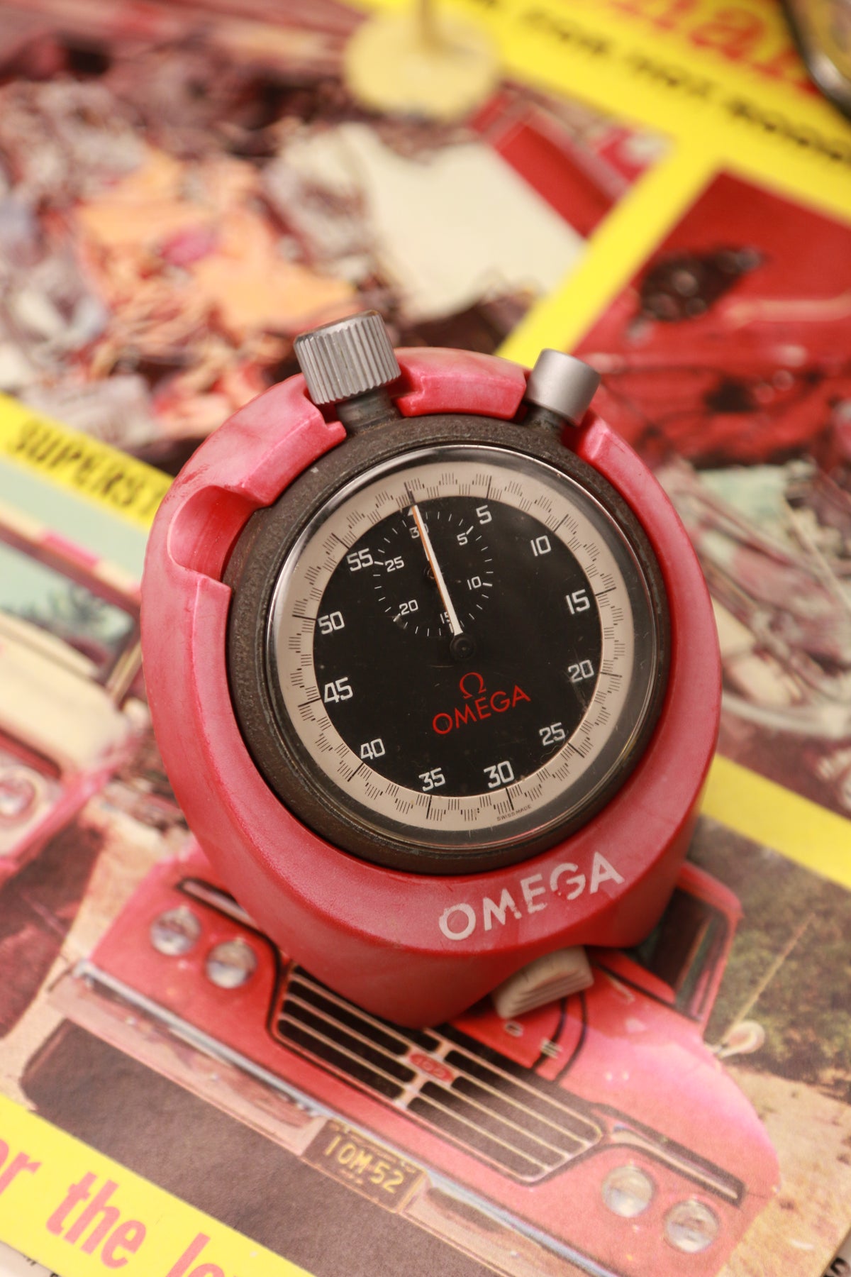 1970s Omega Levin M.R.C stop watch set