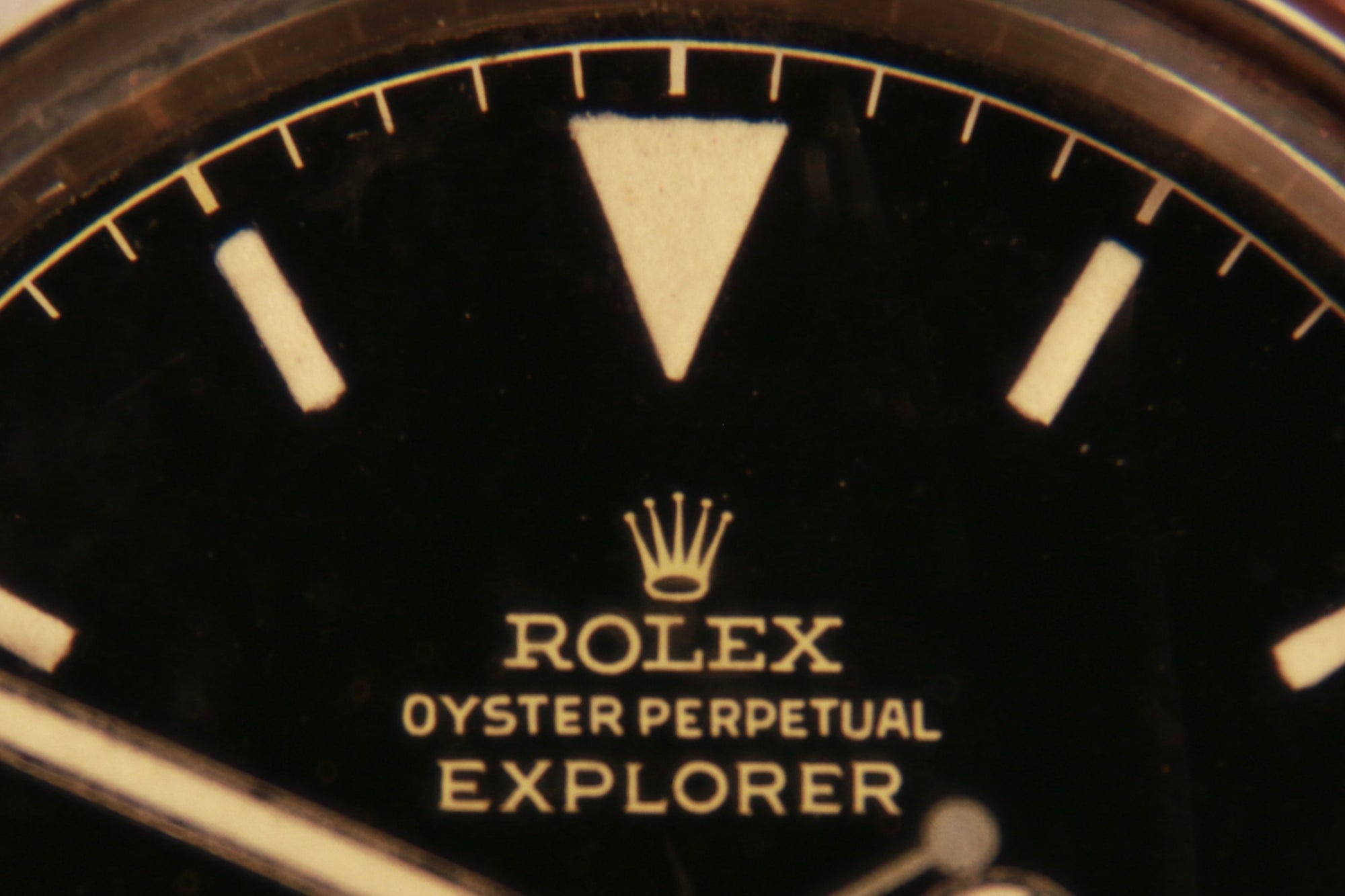 Rolex Explorer Ref 1016 Gilt Chapter Ring Dial