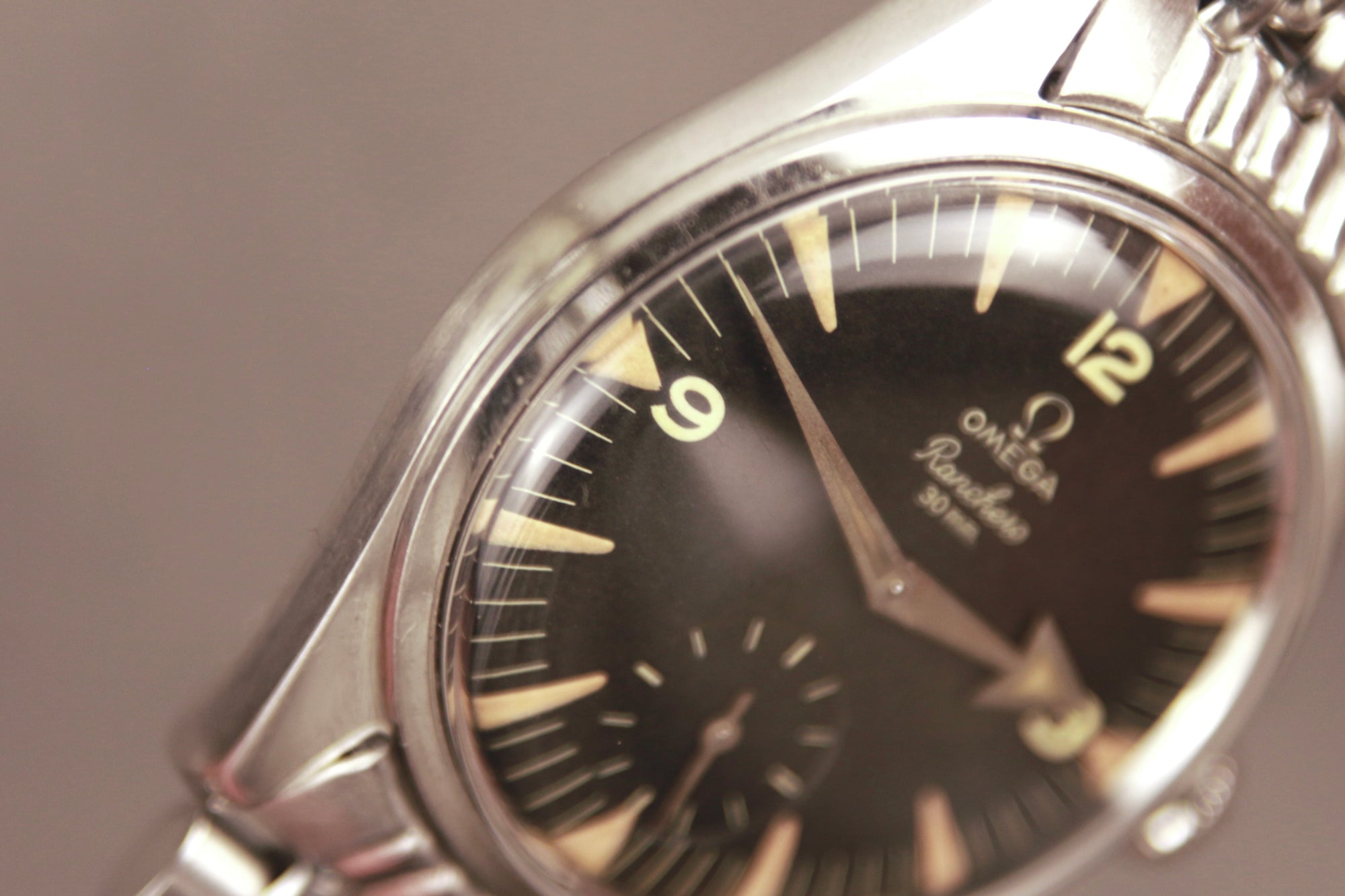 1959 Omega Ranchero Black Dial Ref 2990