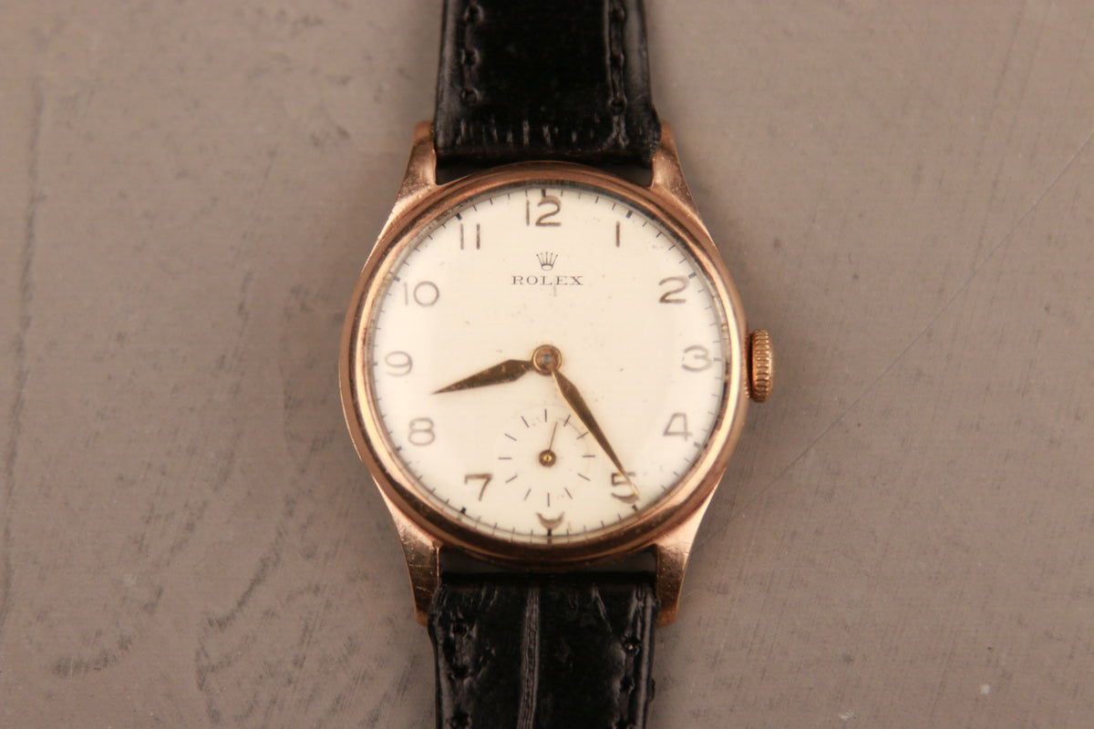 Rolex 9ct Rose Gold Dress Watch