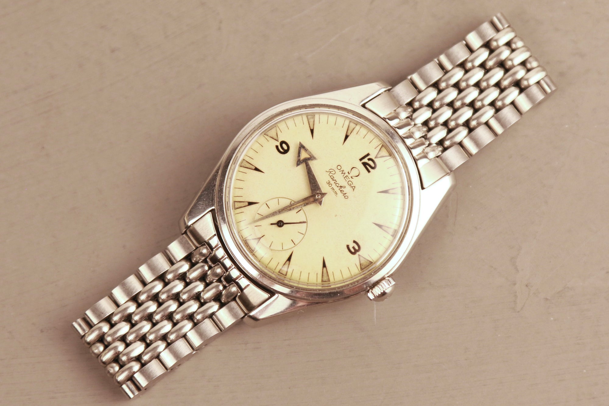 1959 Omega Ranchero White Dial Ref 2990