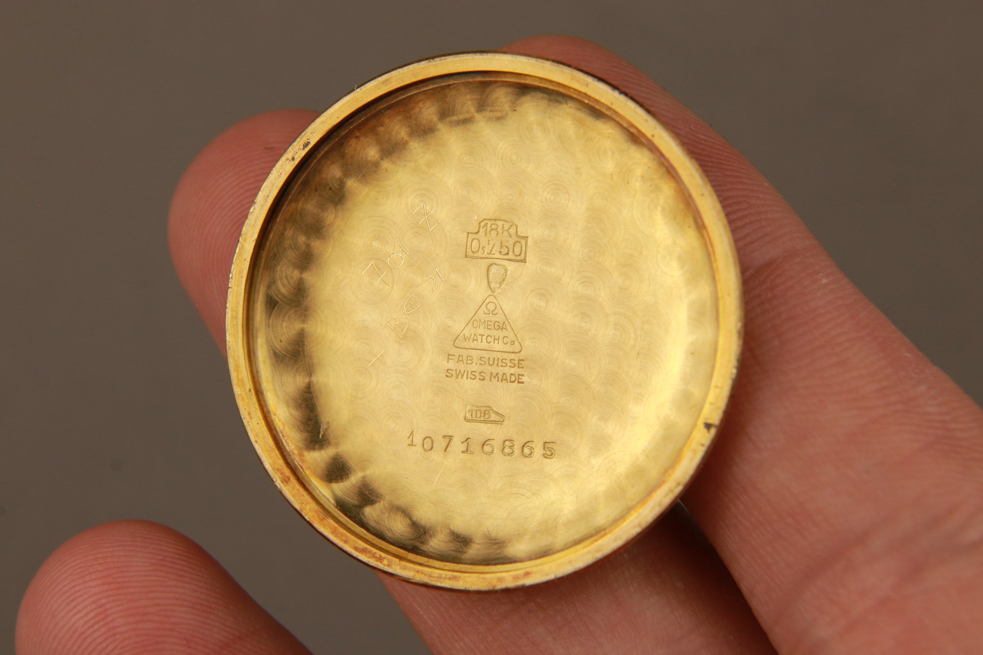 Omega 18k Gold Chronograph - cal 320