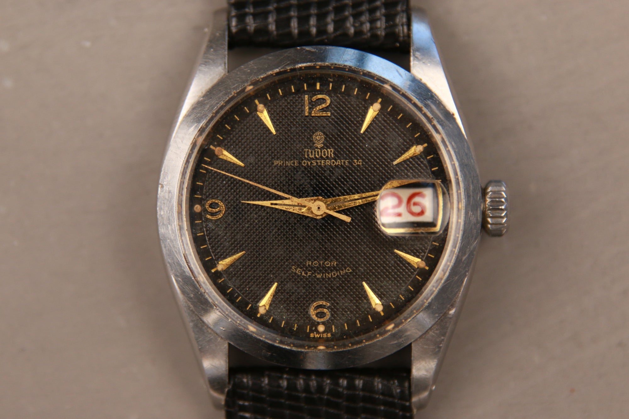 Tudor Oyster Prince Date Ref. 7944 Honeycomb Dial