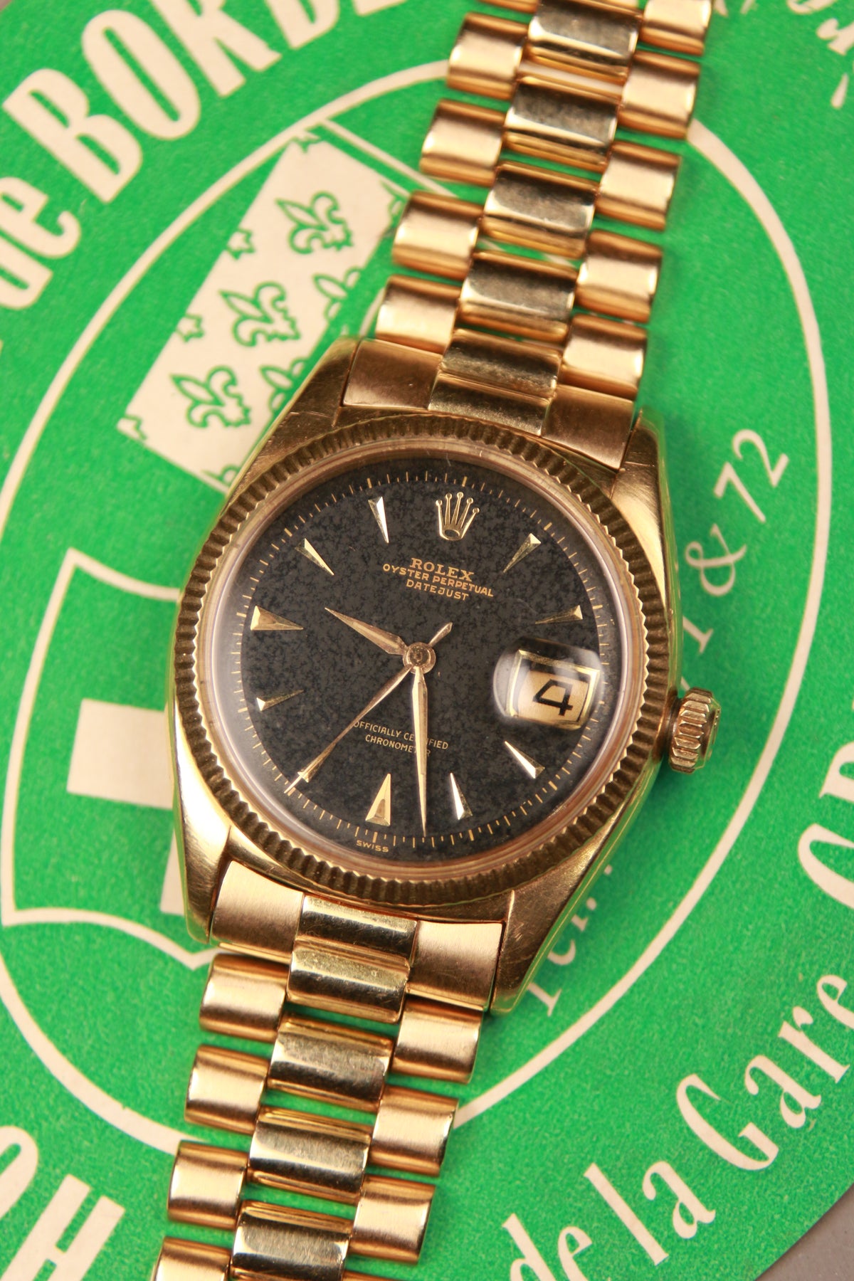 Rolex Datejust Ref. 6305-1 18K Yellow Gold