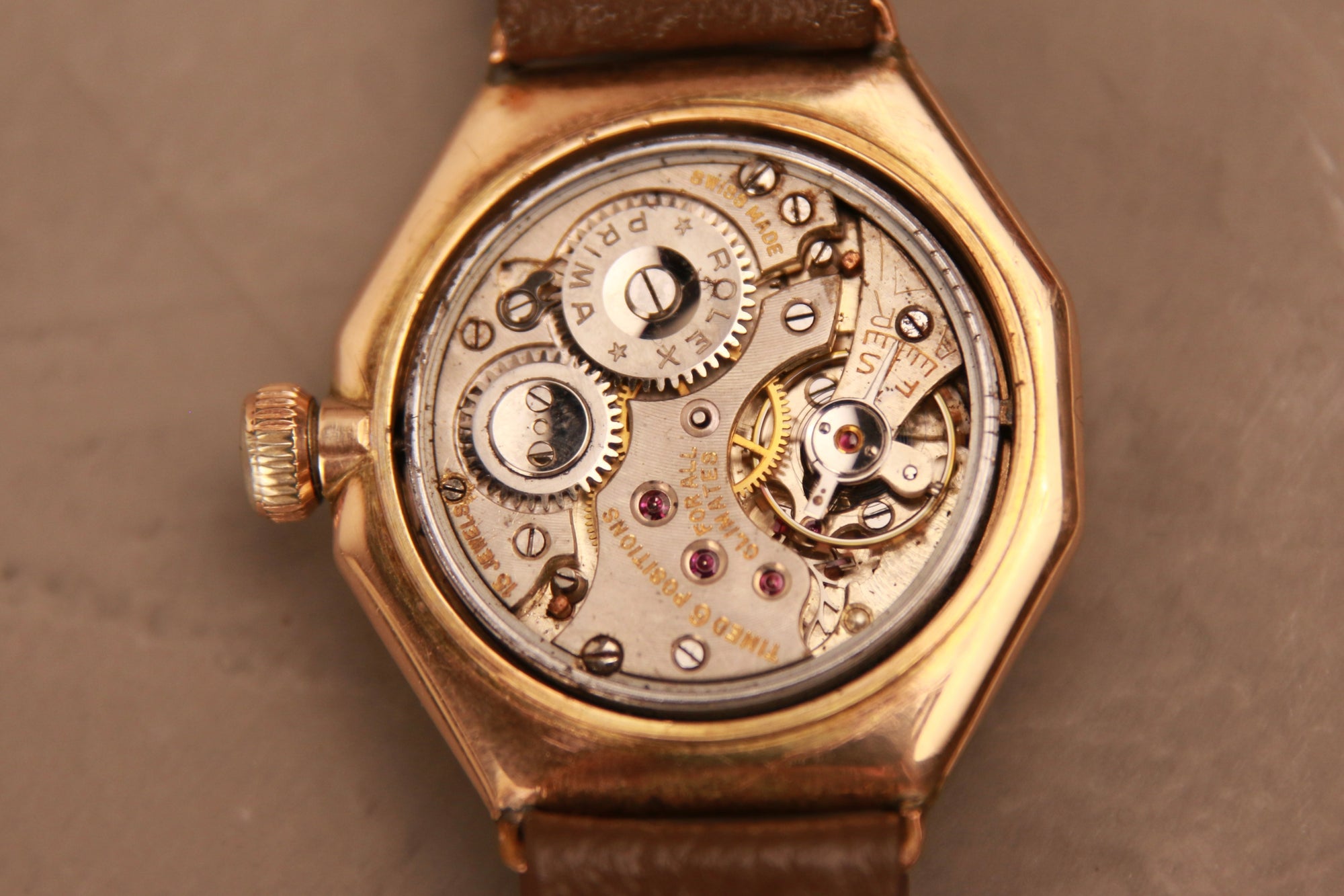 Rolex Oyster “Bucherer’s” 9ct Rose Gold