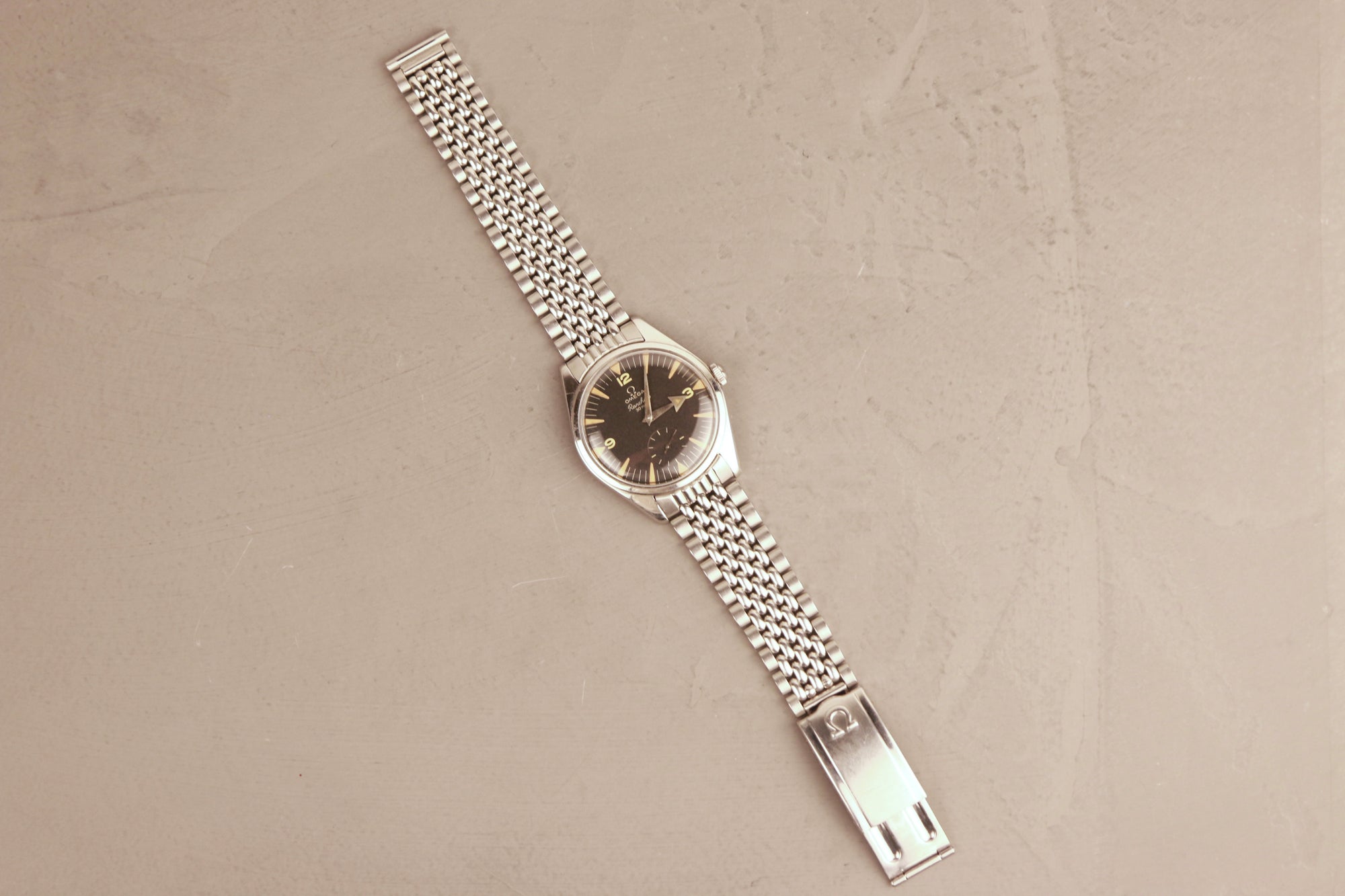 1959 Omega Ranchero Black Dial Ref 2990