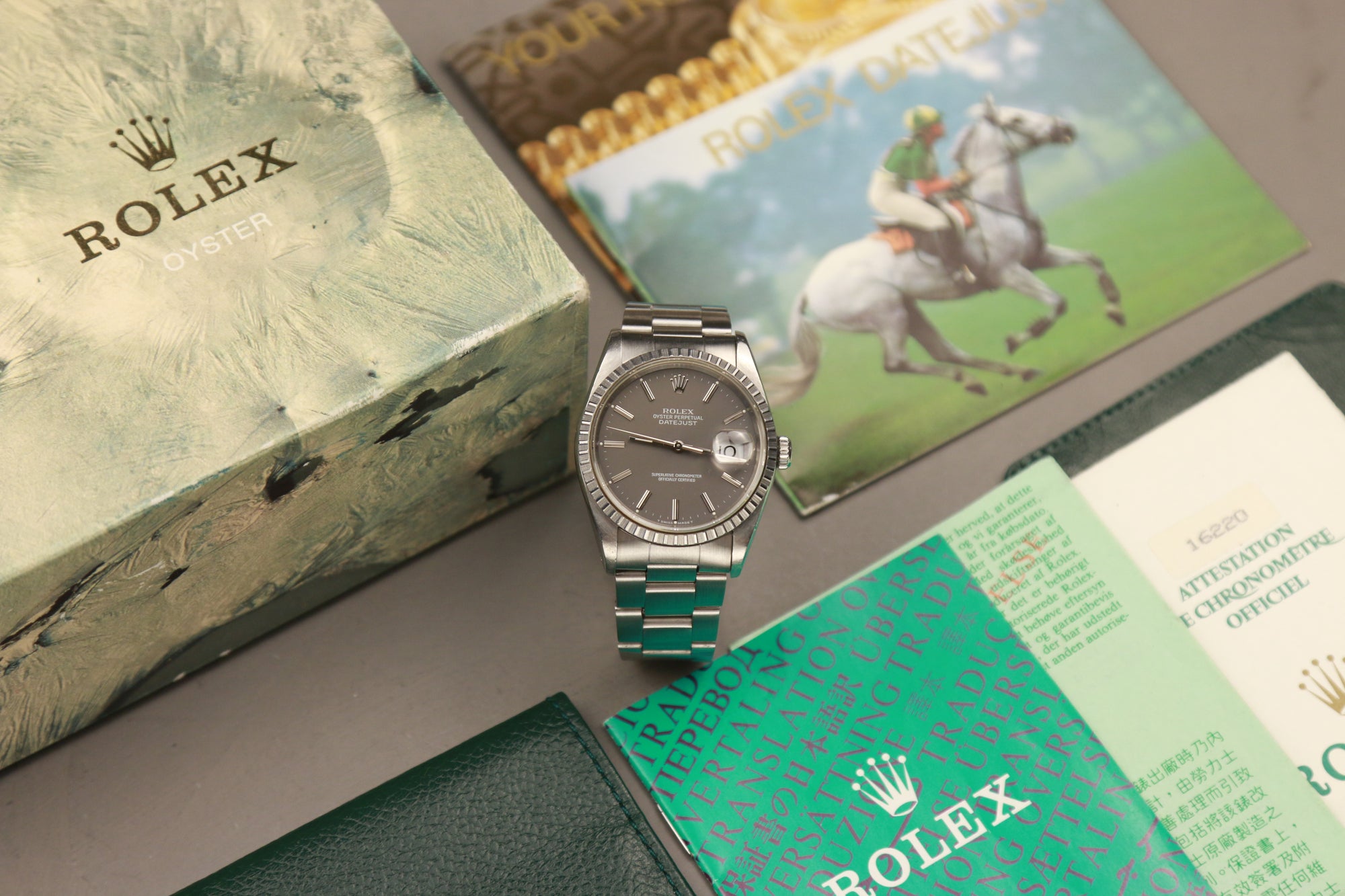 Rolex Datejust Ref. 16220 Full Set