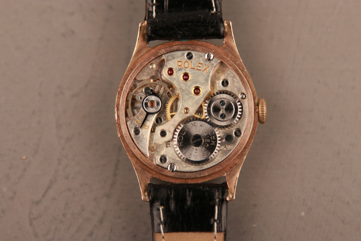 Rolex 9ct Rose Gold Dress Watch