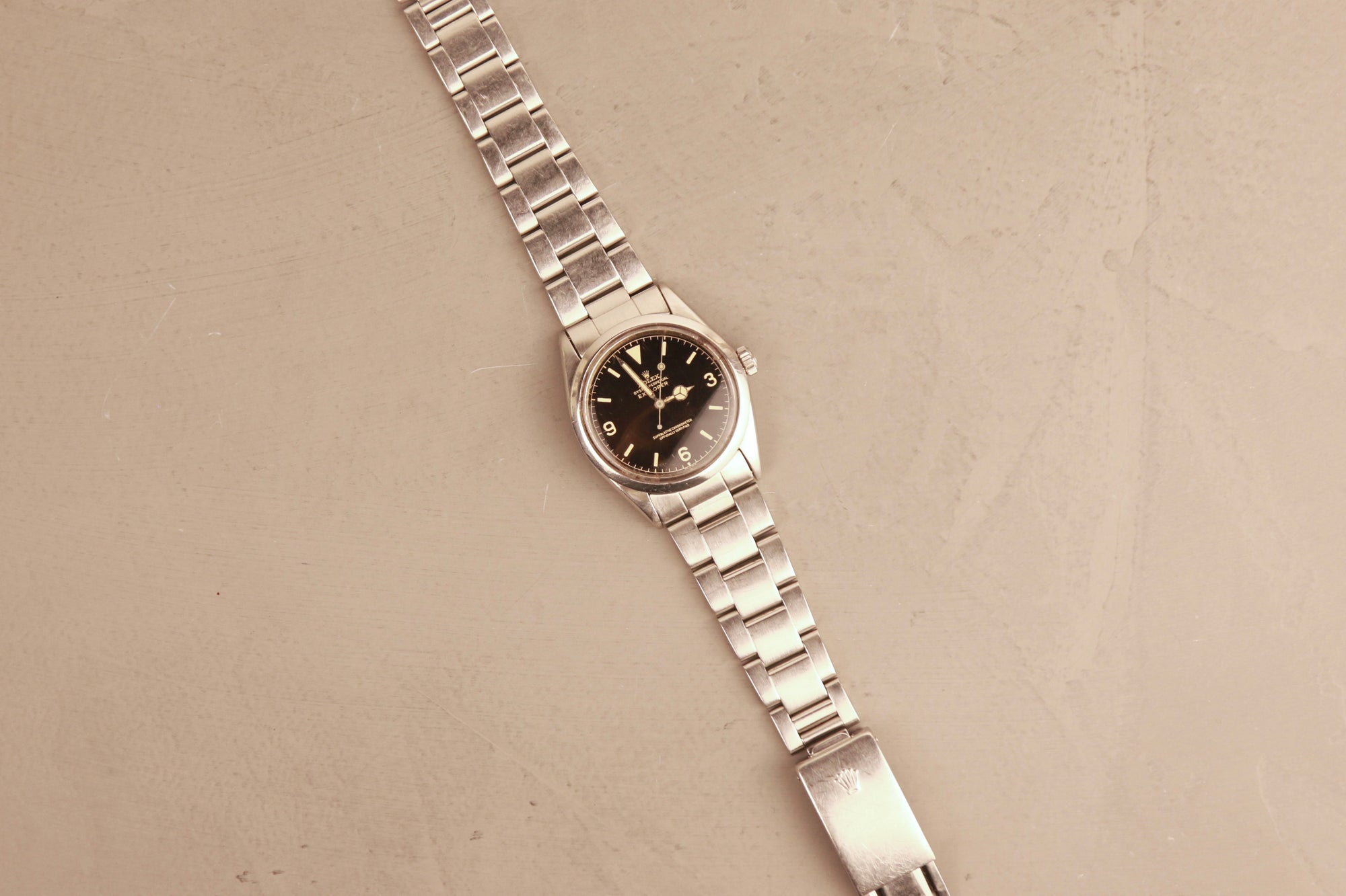 Rolex Explorer Ref 1016 Gilt Chapter Ring Dial
