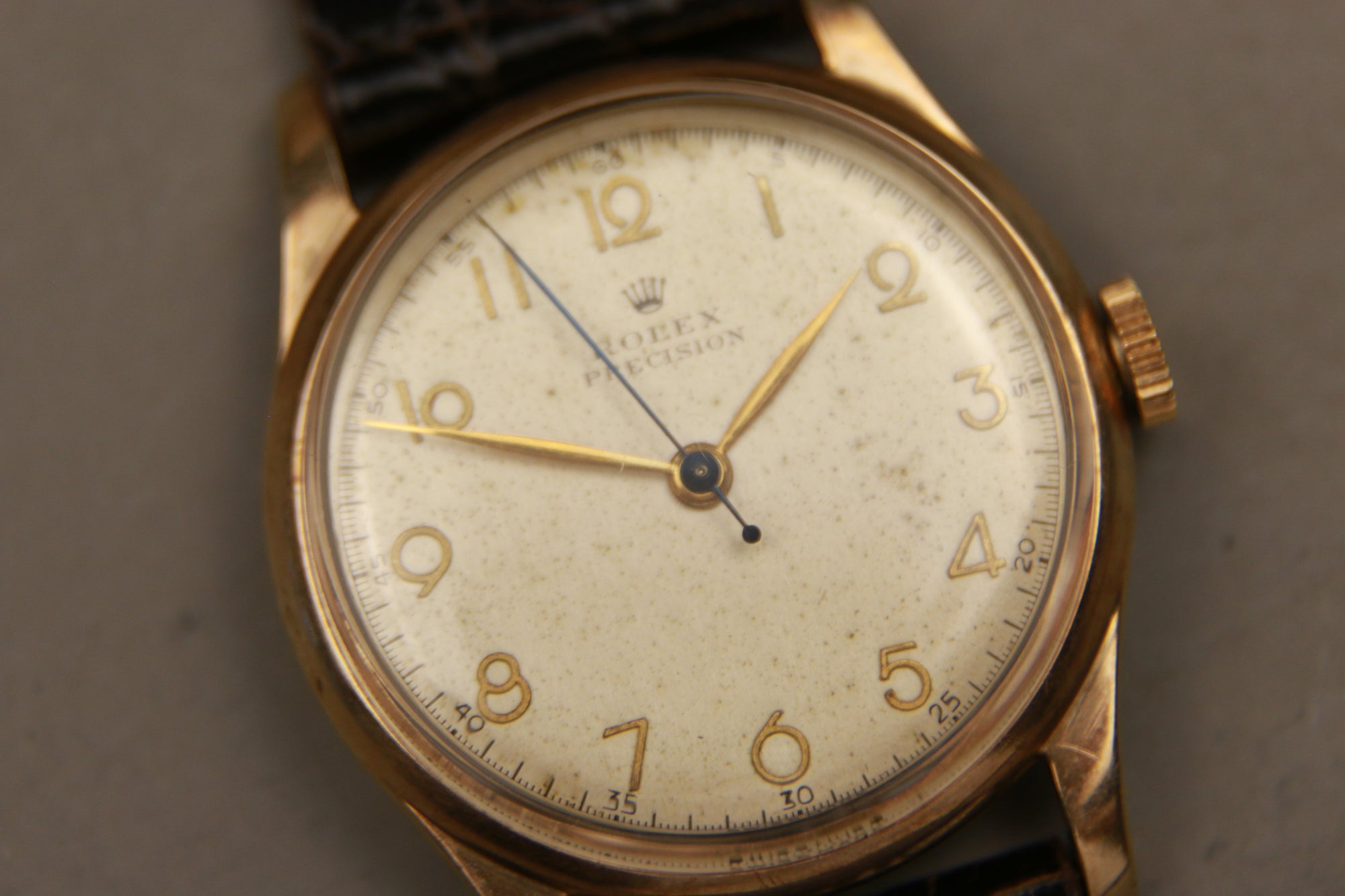 Rolex Precision 9ct Art Deco Dial Ref. 4669