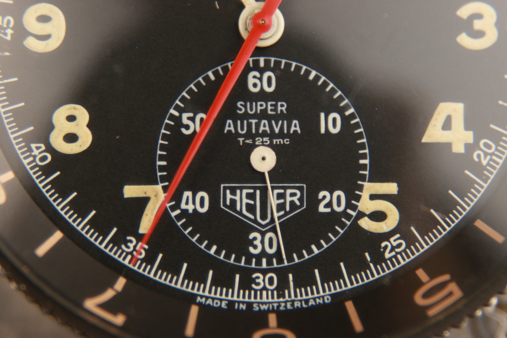Vintage Heuer 3 Group Rally Master Timer