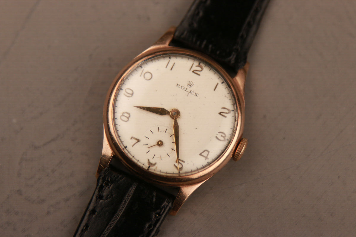 Rolex 9ct Rose Gold Dress Watch