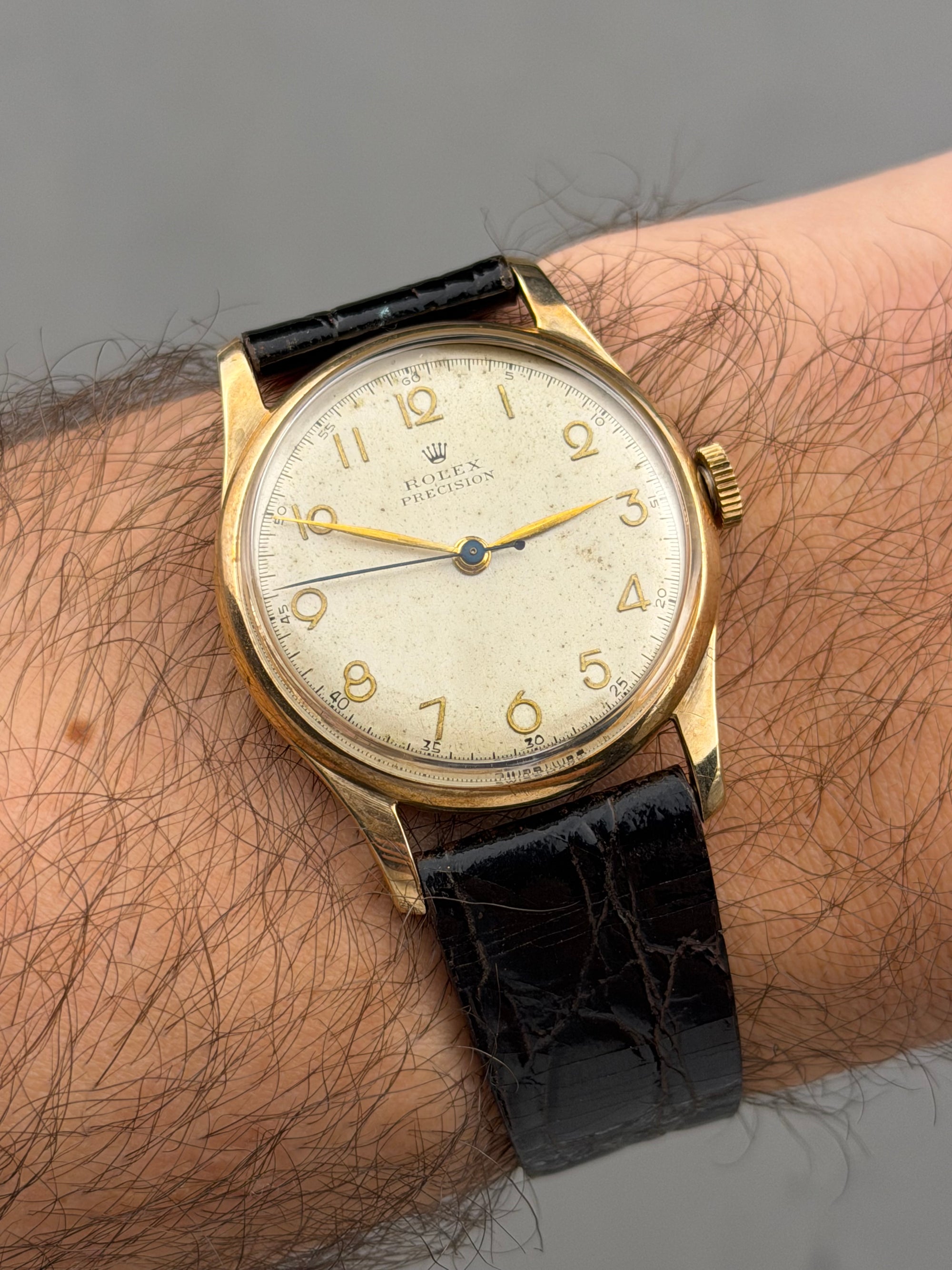Rolex Precision 9ct Art Deco Dial Ref. 4669