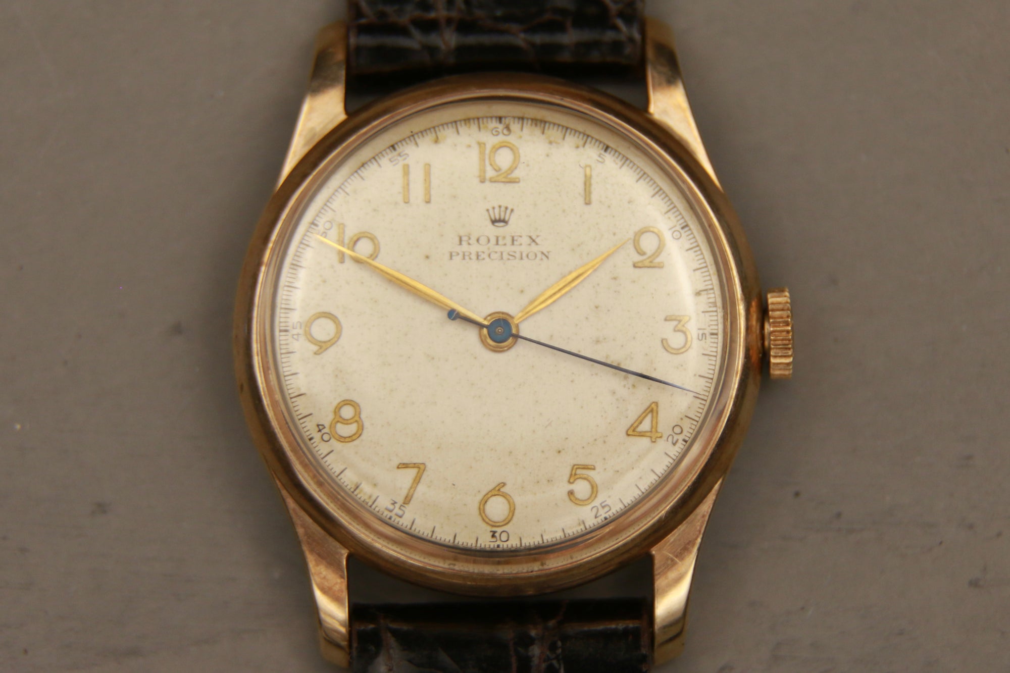 Rolex Precision 9ct Art Deco Dial Ref. 4669
