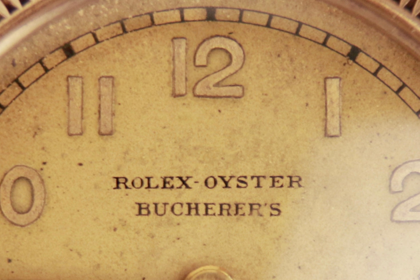 Rolex Oyster “Bucherer’s” 9ct Rose Gold